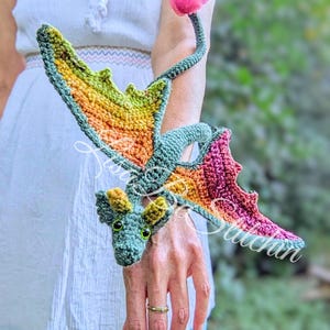 Wearable Pet Dragon crochet PATTERN