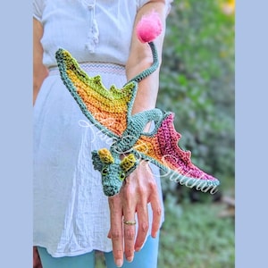 Wearable Pet Dragon crochet PATTERN