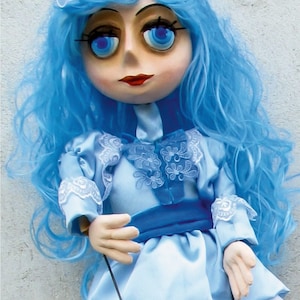 Hand Professional handmade Puppet art-doll. Dolls and Miniatures. Unique Puppet Made to order