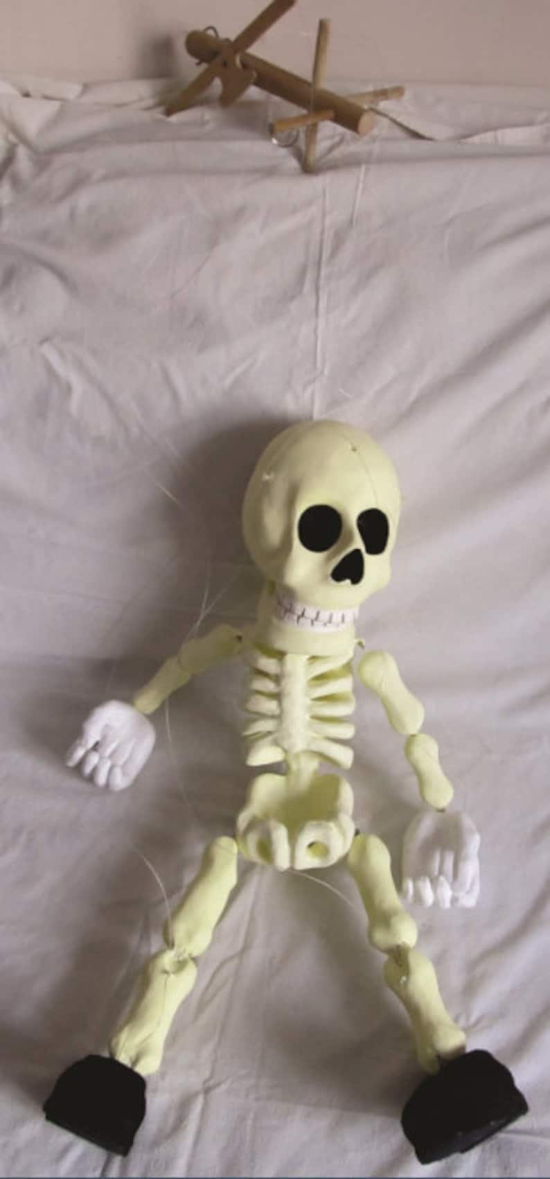 Dancing Skeleton Maroinette. Professional Handmade Puppet - Etsy