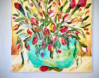 Tulip Surprise, 24x24