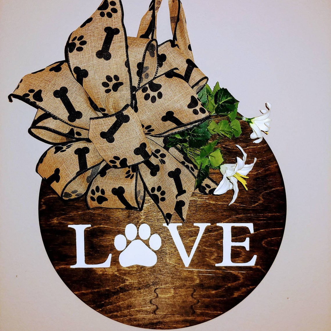 Front door decor dog door hanger dog decor dog lover Etsy