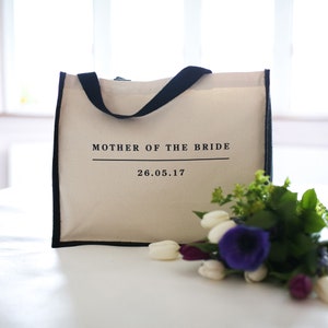Personalised Custom Mother of the Bride Bag, Personalised Custom Mother of the Groom Bag, Mother of the Bride Gift , Mother of Groom Gift
