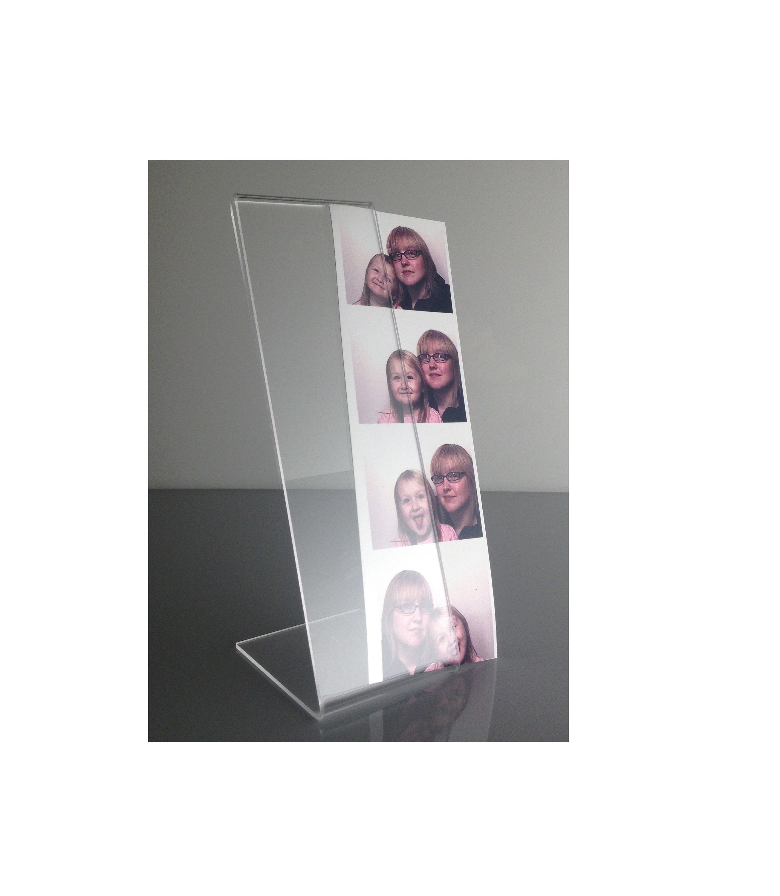 Slanted L style Photo Booth frame 2X6 Acrylic Photo Booth Etsy