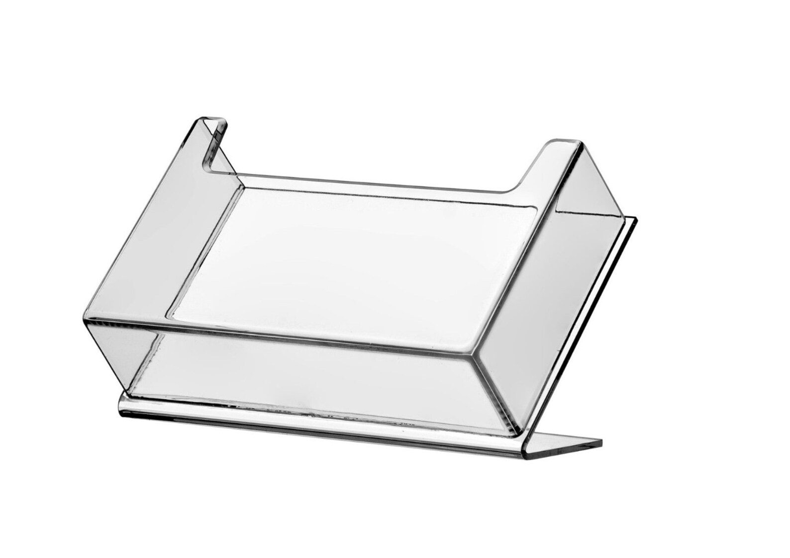 Clear Acrylic Postcard Holder Desktop Literature Display Stand Etsy