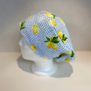 Pixie Style Scrub Cap with Satin Lining