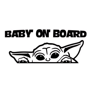 The child decal baby on board