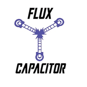 Flux Capacitor Back to the future Delorean SVG PDF DXF pdf gsp png download