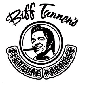 Biff Tannen Casino Pleasure Paradise Zurück in die Zukunft Delorean SVG PDF DXF pdf gsp png herunterladen