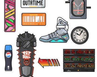 Back to the future Cartoon Images Machine SVG PDF DXF pdf png download