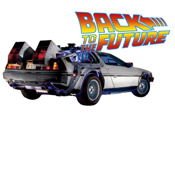 Back to the future DeLorean SVG PDF DXF pdf png download