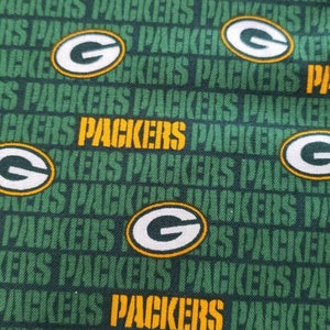 Green Bay packers nfl Fabric by the yard  fat quarters football