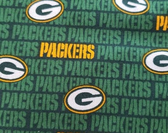 Green Bay packers nfl Fabric by the yard  fat quarters football