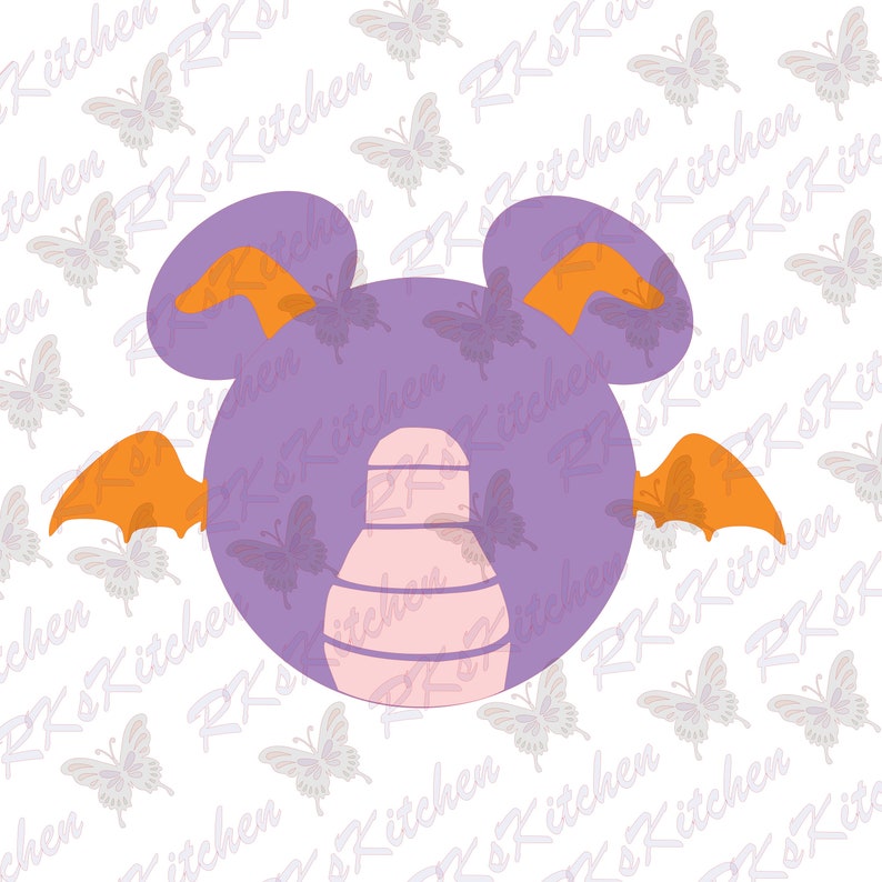 Figment Mickey Head Car Decal Inspired One Little Sparksvg PDF Etsy