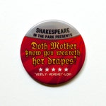 Loki Button Avengers Button Doth Mother Know You Weareth Etsy