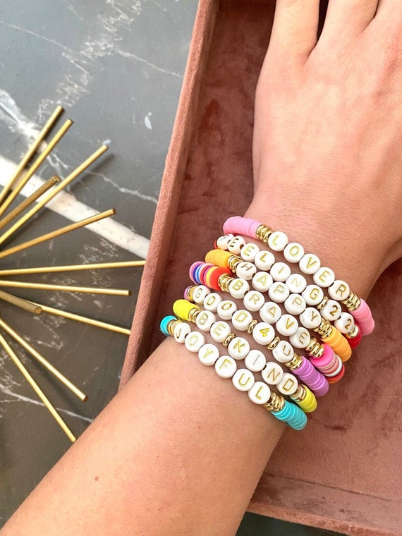 Gold Custom Word Bracelet | Kids – bijoux + spice