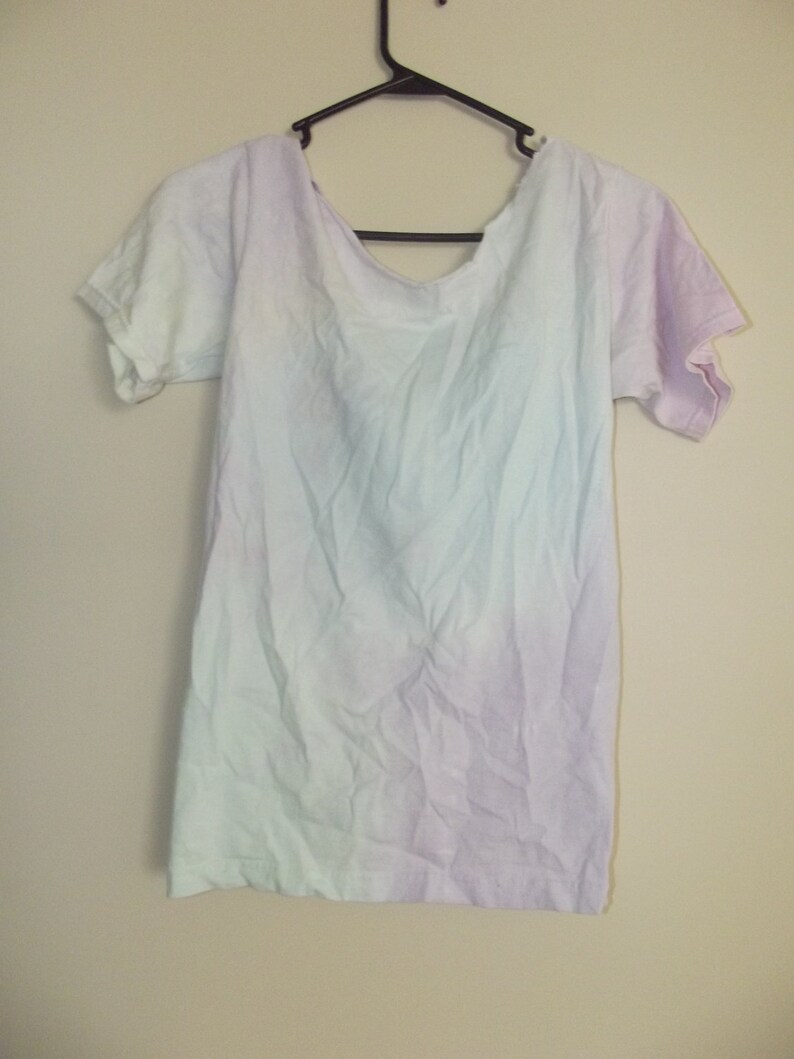 tie dye cut out rib cage shirt image 4