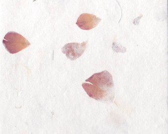 Handmade Paper with Rose Petals (100) 5x7 Cards for Invitations