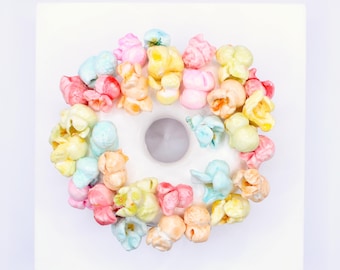 3D Pop Art Donut Sculpture: Strawberry Cream Dream, Whimsical Kitchen Decor
