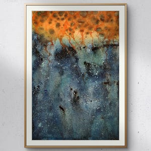 Dipinto astratto acquerello originale. NO PRINT