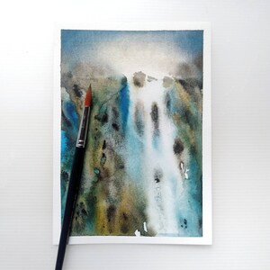 Cascata Acquerello originale. NO PRINT