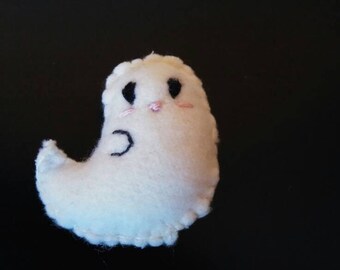 Kawaii Ghost Plush Miniature Toy for 1:6 Scale Dolls, Blythe, Pullip, Monster Ever After High