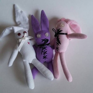 Juguete en miniatura de peluche de conejito para muñecas a escala 1:6, Blythe, Pullip, Monster Ever After High