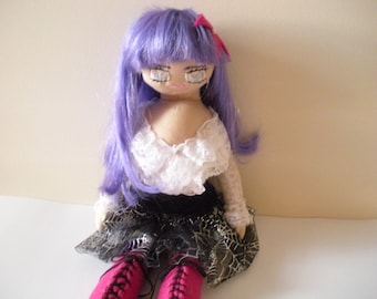 Handmade Goth Doll, Visual Kei Fashion Doll, Doll For Girls, Teens, Women