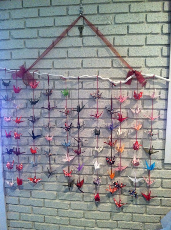 Origami Kranich Hochzeit Mobile