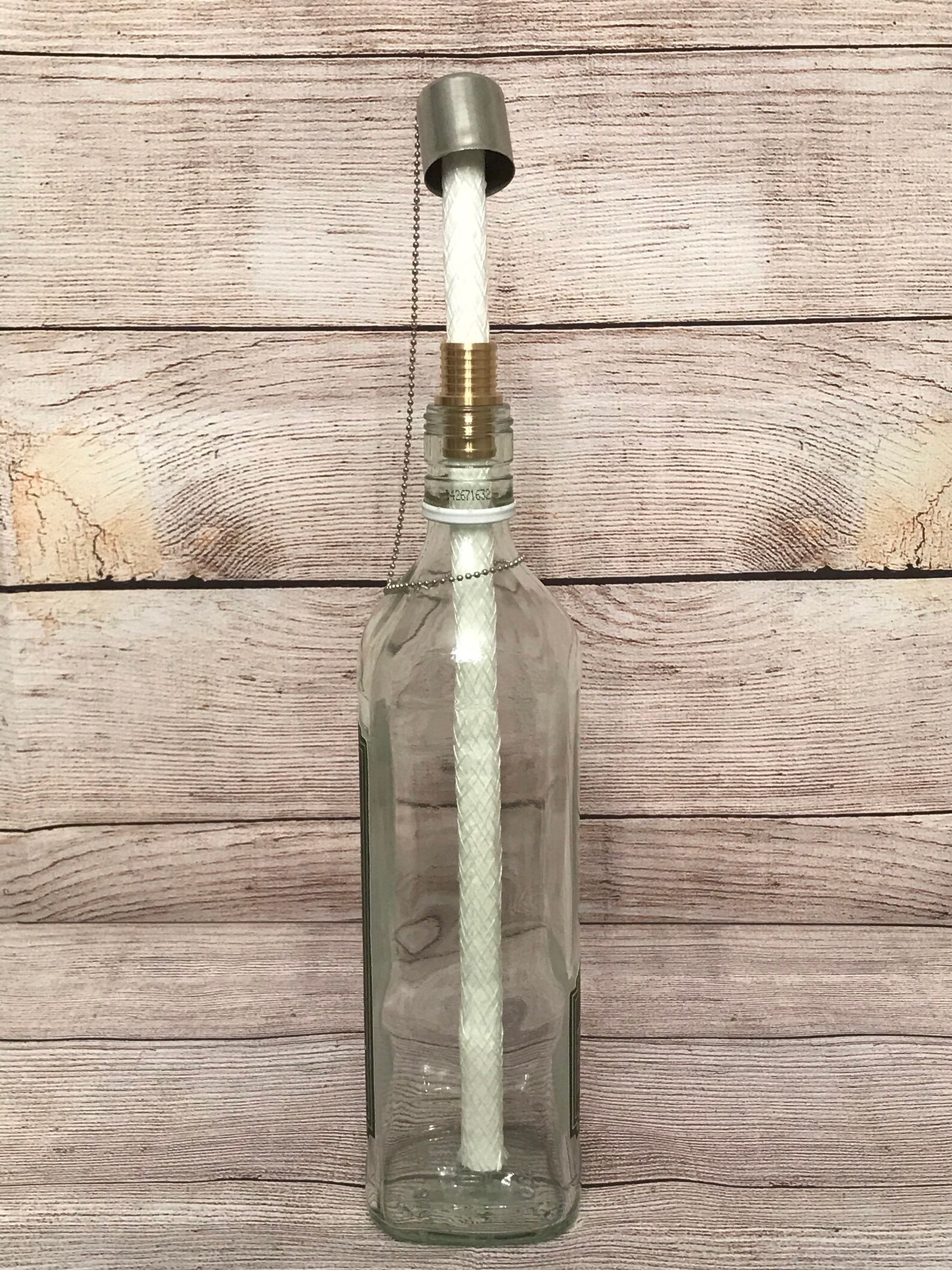 Drapers Jalapeño botella de licor Tiki Antorcha Lámpara de | Etsy