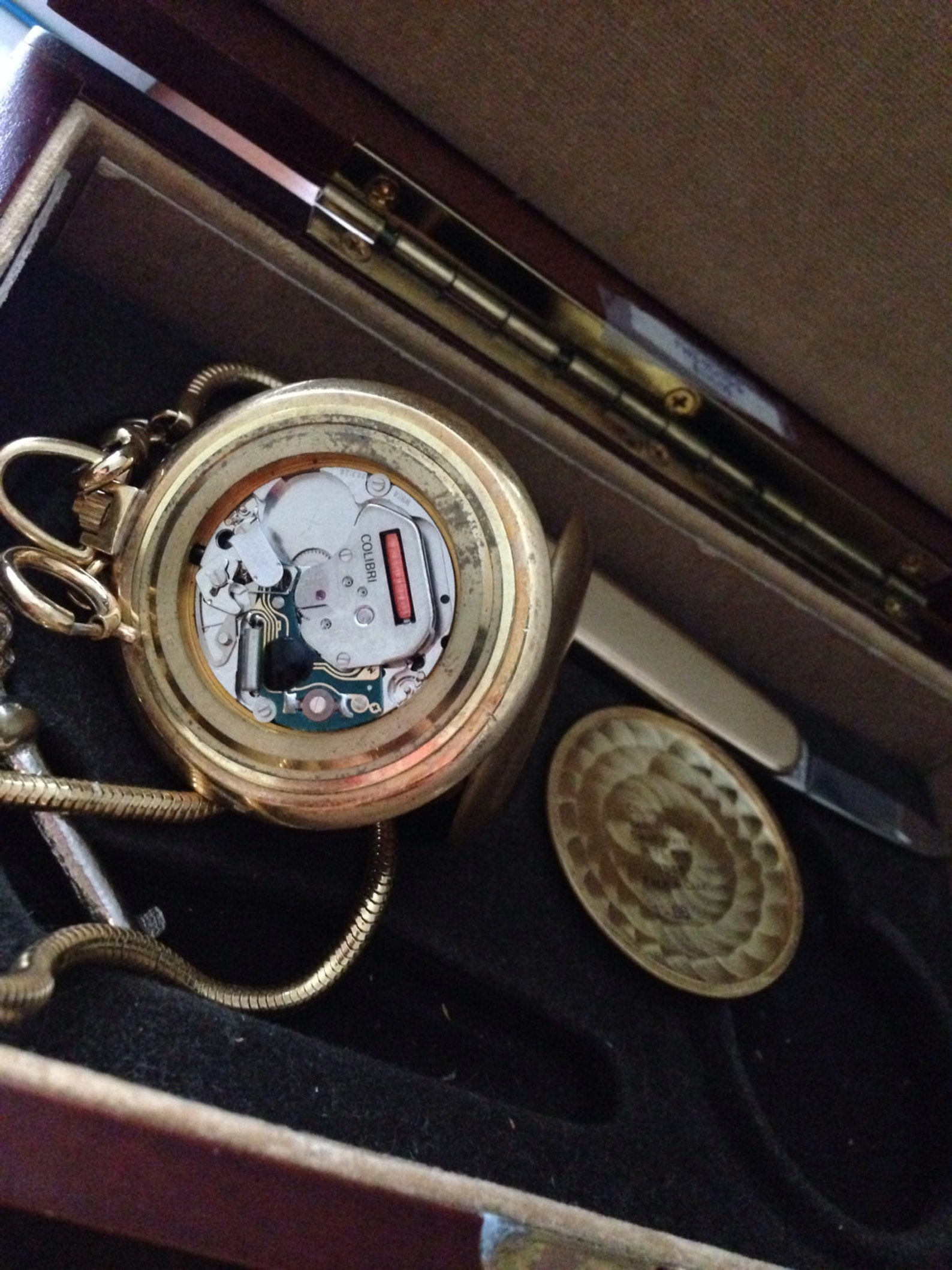 Colibri pocket watch and knife set in original box retail 135 Etsy
