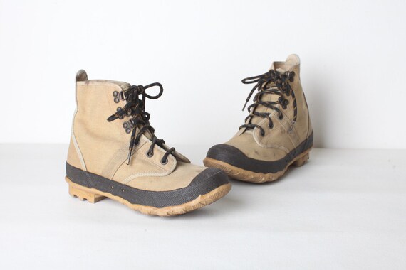 canvas duck boots