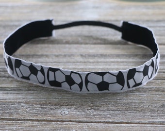 Fascia da calcio rossa, fasce per le donne, fasce per capelli per ragazze, regalo di calcio, fascia sportiva, fasce per capelli fitness, fasce per il sudore, accessori - Italia