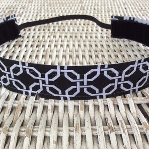 Black Running Headband, No Slip Headband, Adult Headband, Gifts for Women, Hair Bands, Fashion Headband, Custom Headband,  Fitness Headbands