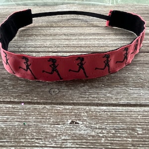 Coral  Runner Girl Headband, Running Headband for Women, No Slip Headband, Hair Bands for Girls,Sports Headband, Gifts for Women, Hair Bands