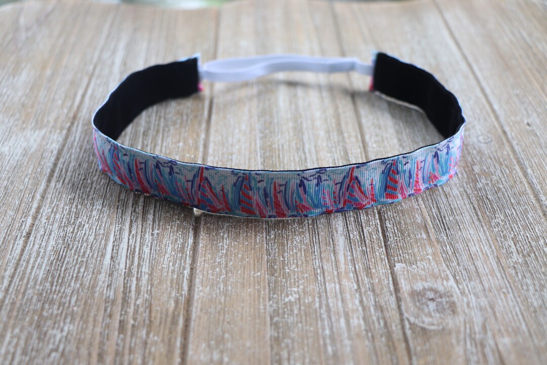 Nautical Sail Boat Headband Girls Running Headband Sports Etsy