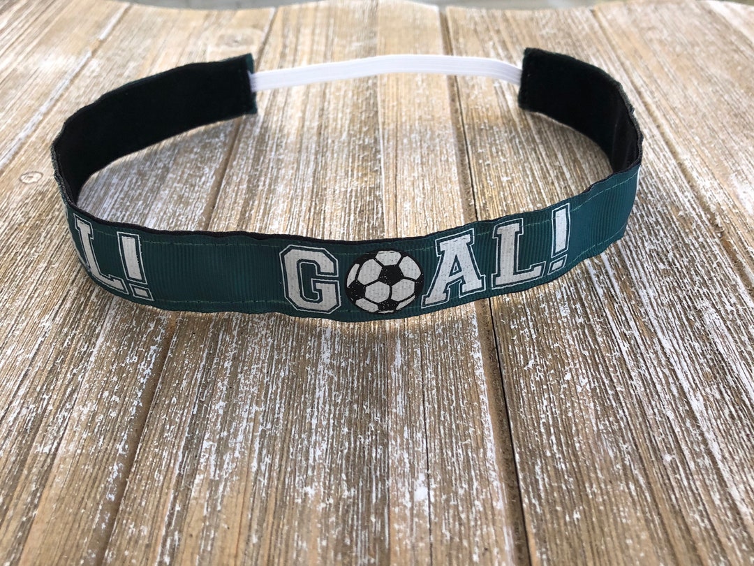 Goal Soccer Headband, Sports Headband, Headband for Girls, Headband for