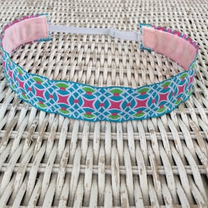 Turquoise Running Headband - No Slip Headband - Headband for Women - Headband for Girls - Adjustable Headband - Hair Bands for Girls