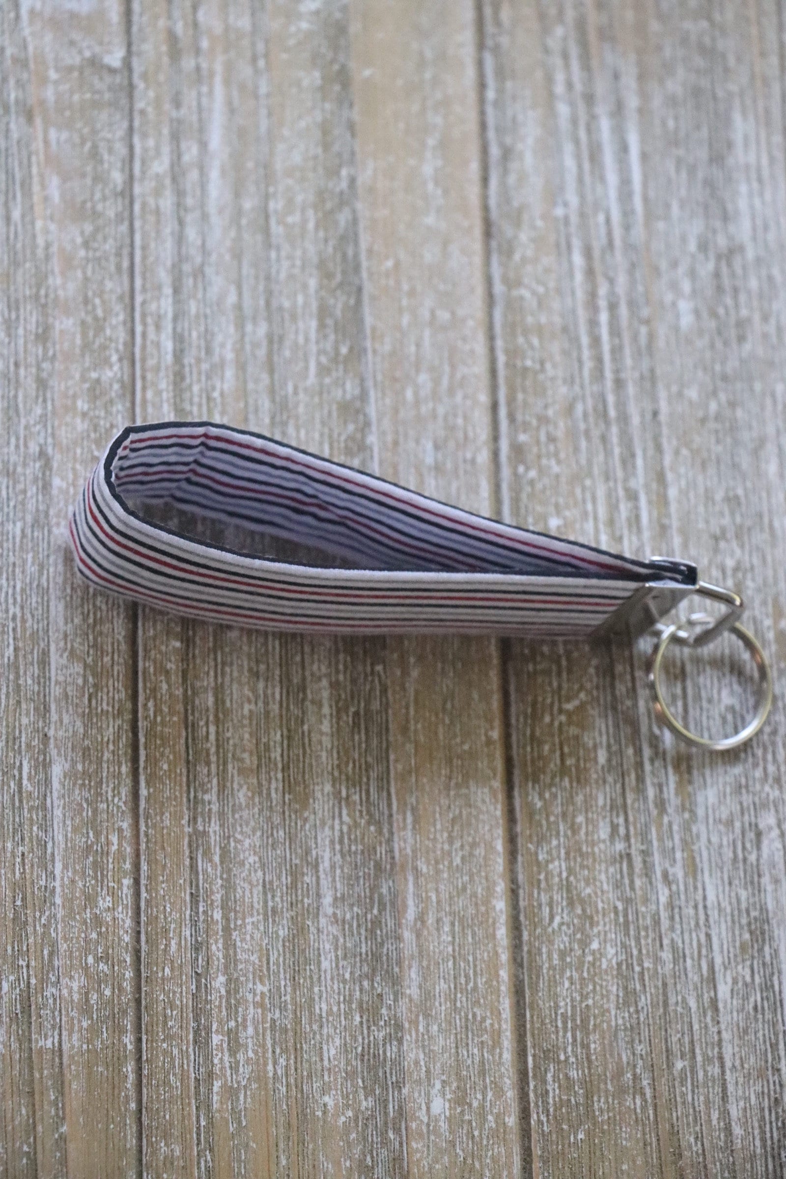 Preppy Striped Keychain - Keychains for Women - Gifts for Women ...
