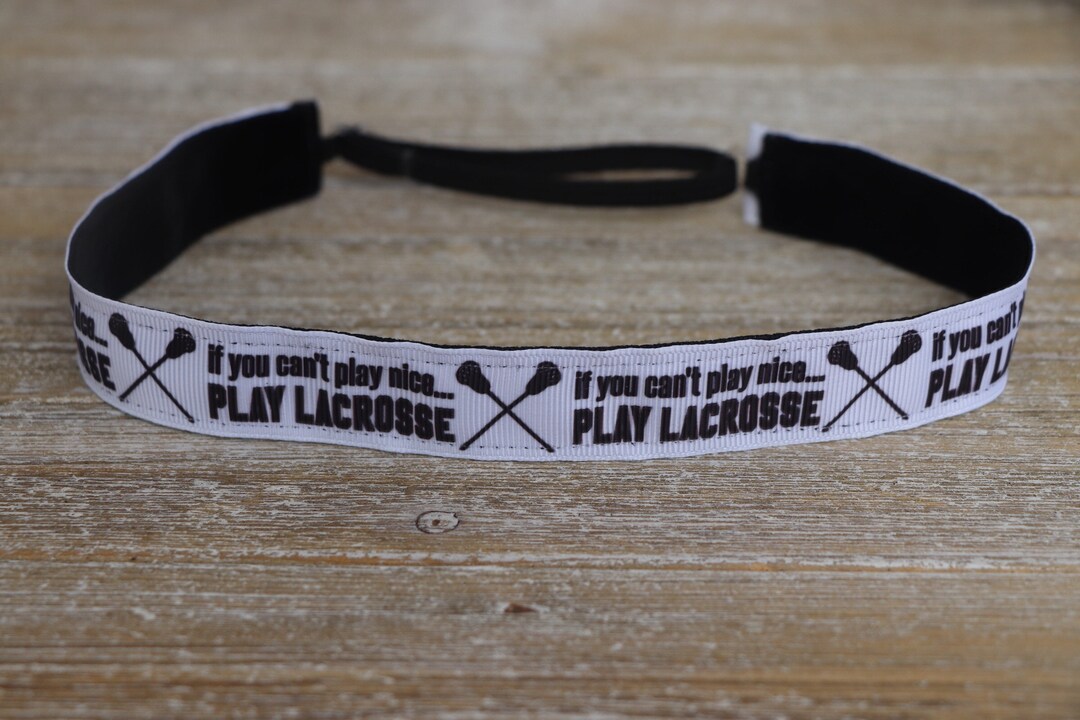 Lacrosse Headband, Lacrosse Gift, Headband for Women, Sports Headband