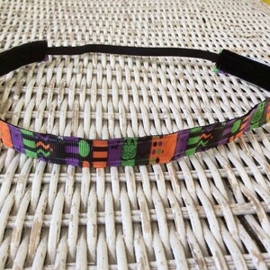 Halloween Patchwork Headband- Skinny Headband- Headbands for Girls- Halloween Gift- Halloween Accessory- Headbands for Women- Hair Bands