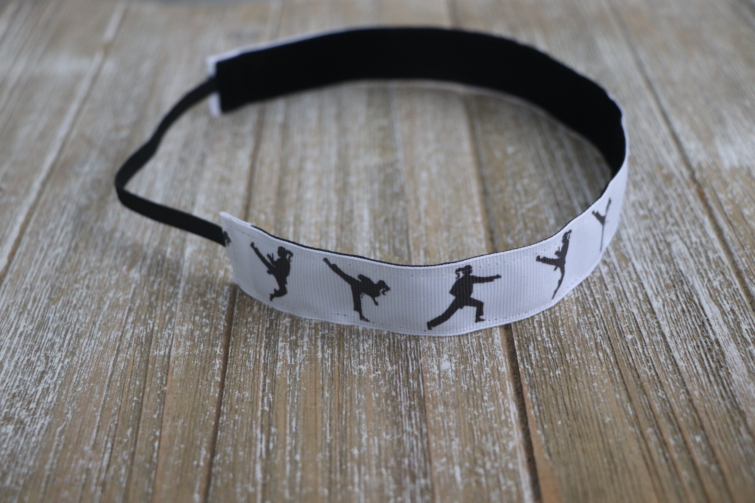 White Karate Headband Sports Headbands Headbands for Girls Etsy