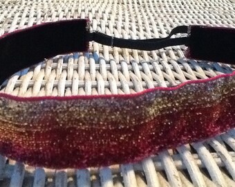 Pink Gold Glitter Headband - Sparkle Headband- Headbands for Women - No Slip Headband - Adjustable Headband - Sports Headband - Hair Bands
