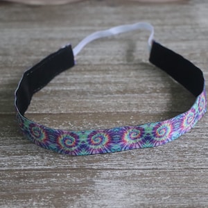 Tie Dye Headband, Running Headband, Sports Headband, Headbands for Women, Headbands for Girls, Adjustable Headband, Girls Hair Bands
