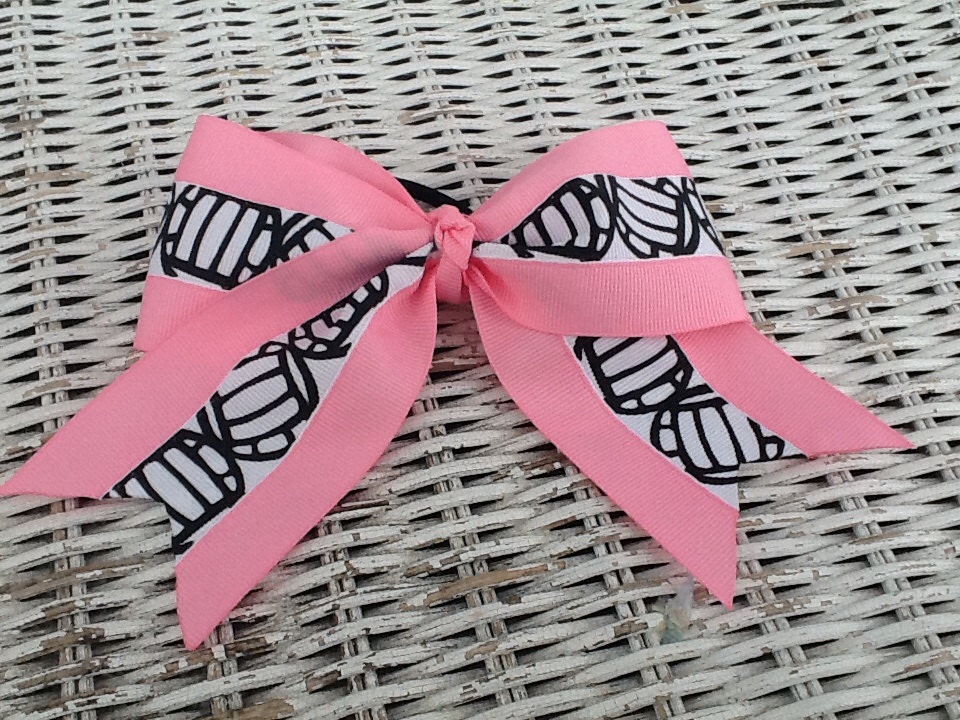 Volleyball Ponytail Holder Girls Cheer Bow Volleyball Hair Bows