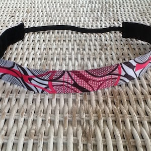 Pink Tennis Headband - Sports Headband - Headband for Girls - Headband for Women - Tennis Gift for Girls - No Slip Headband - Hair Accessory