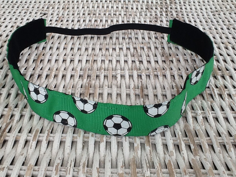 Green Soccer Headband Sports Headband Headbands for Girls Etsy