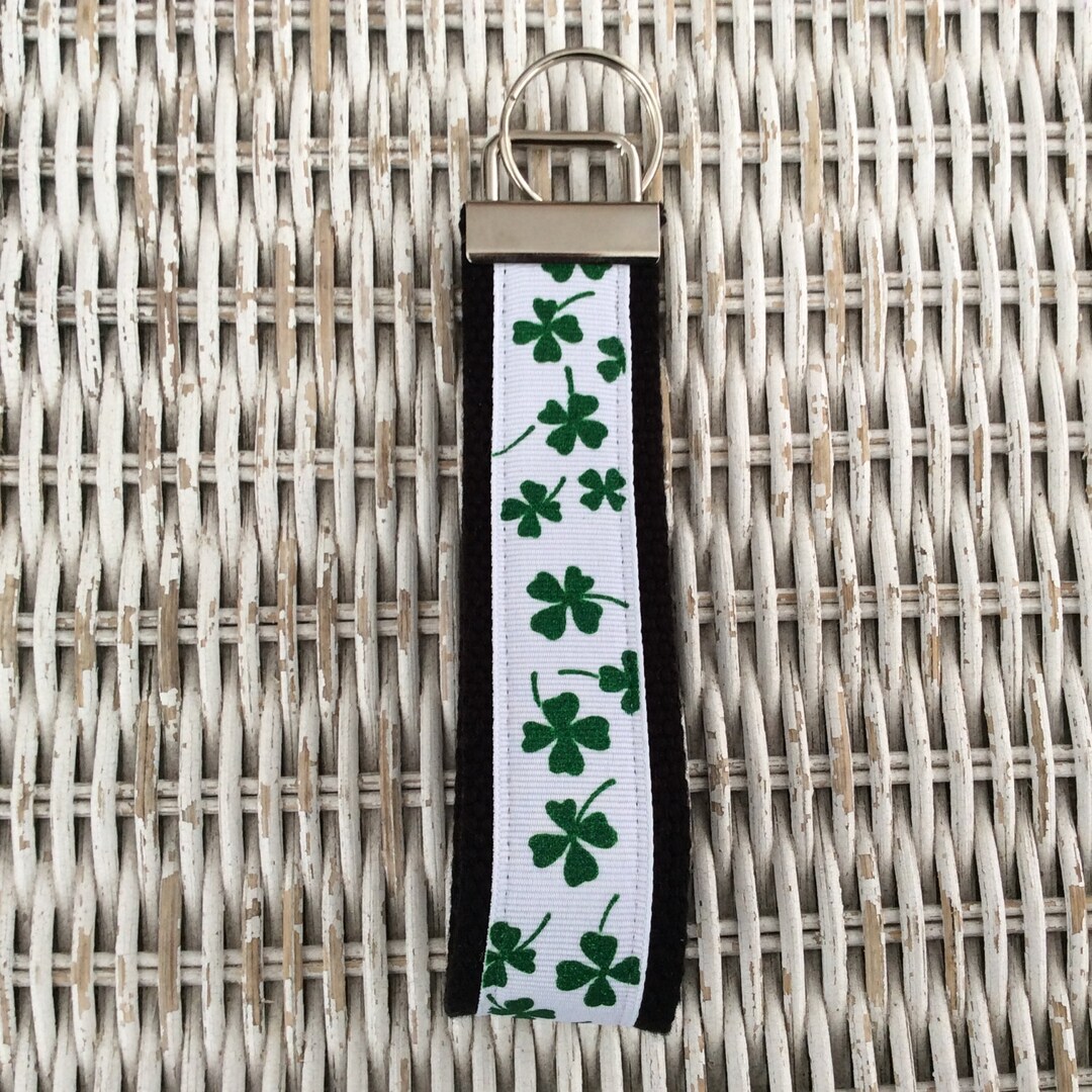 Shamrock Irish Keychain Keychains for Women Wristlet Etsy