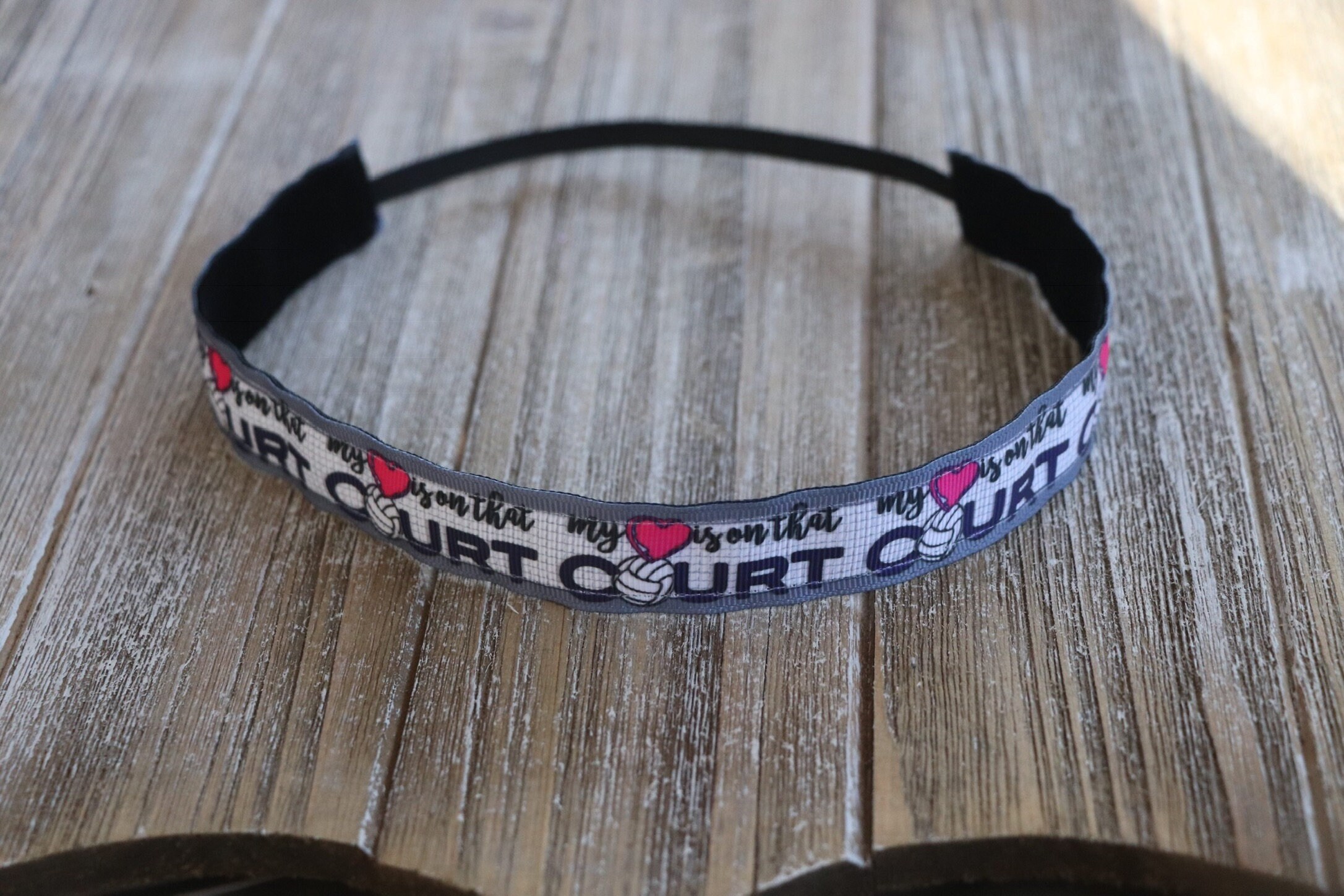 Volleyball Court Headband Sports Hair Bands For Girls Headband