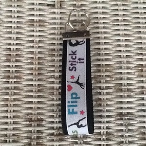 Gymnastics Rocks Keychain -Gymnastics Coach Keychain - Custom Keychain - Gifts for Teachers - Gifts for Women - Keychains for Women